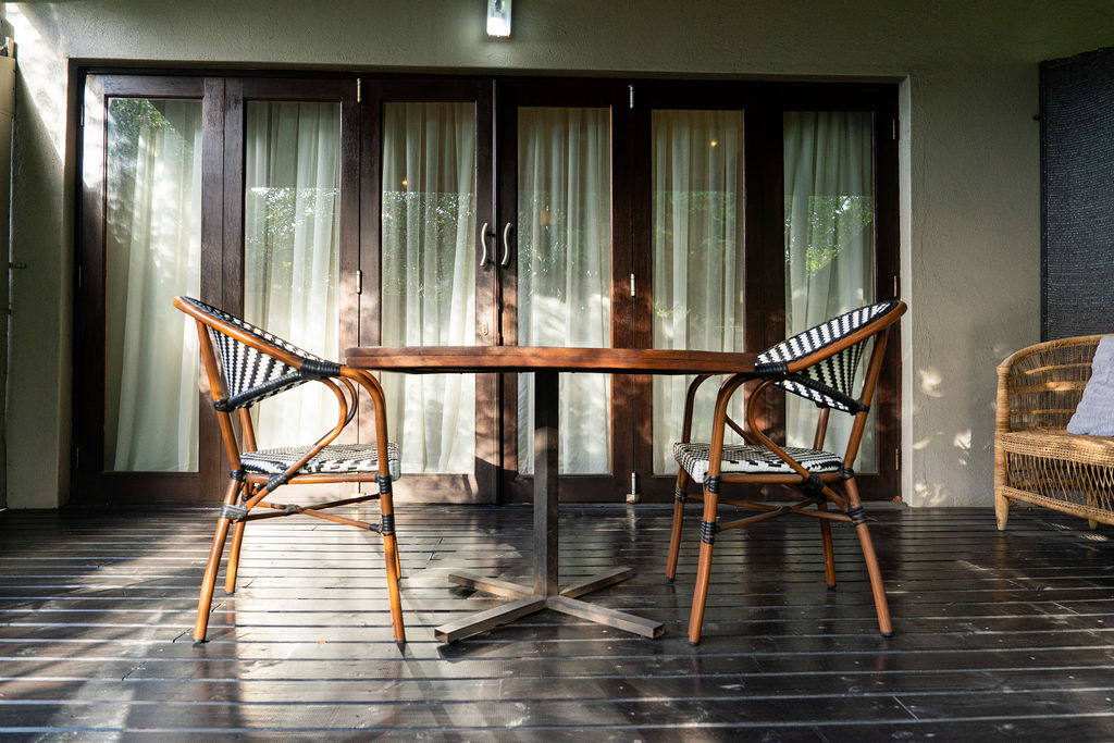 Relaxing guesthouse surroundings